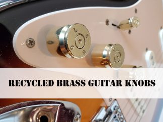 Recycled Brass Guitar Control Knobs