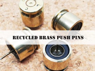 Recycled Brass Push Pins and Thumb Tacks
