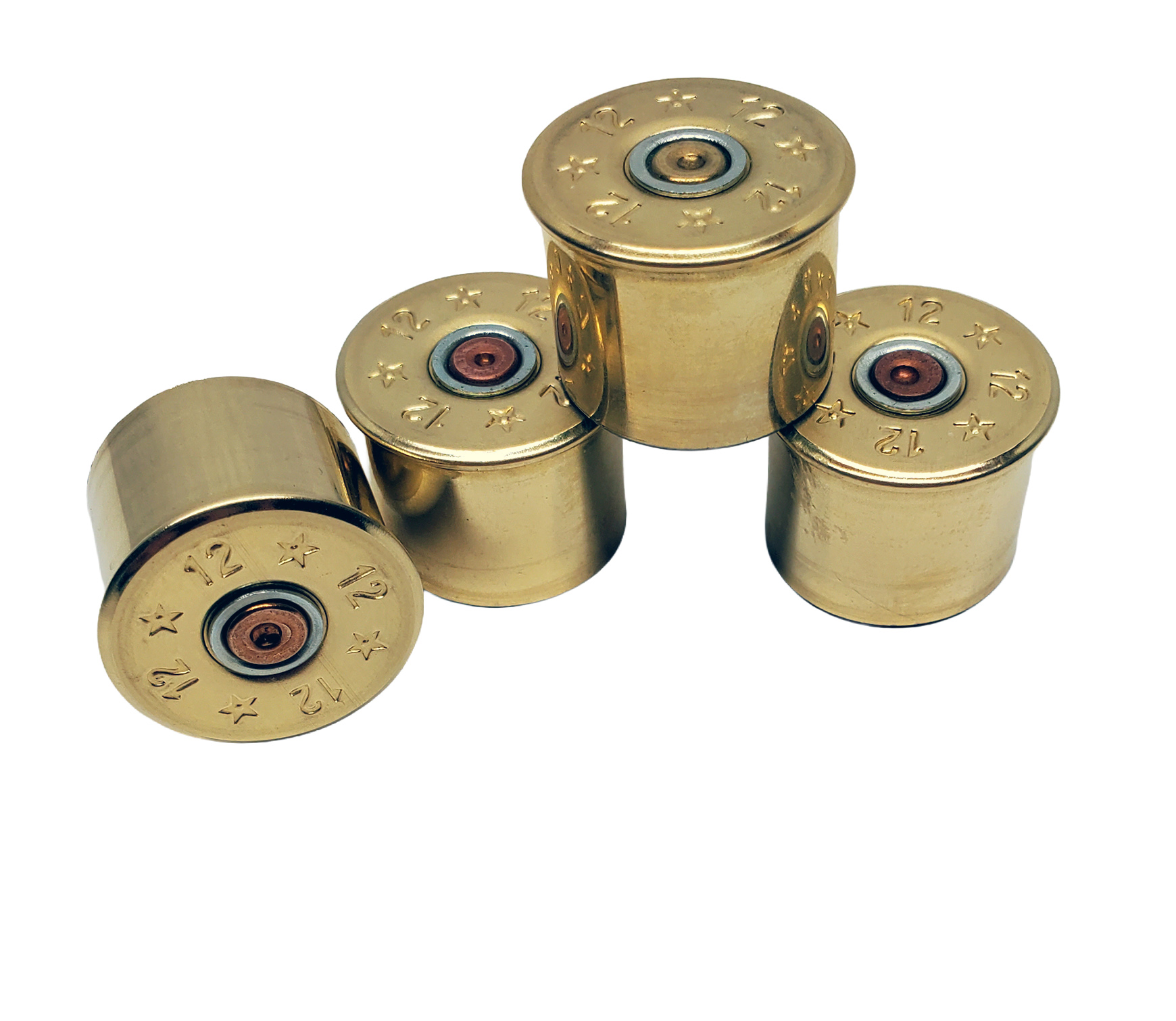 Upcycled 12 Gauge Shotgun Brass Guitar Knobs for Split Shaft Pot Stems - Image 7