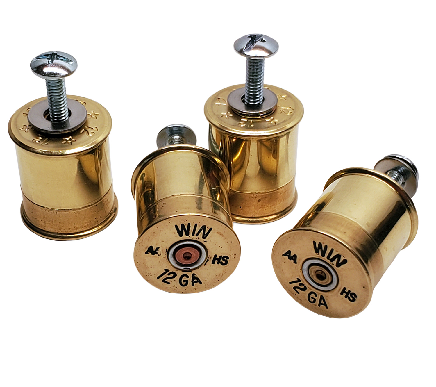 Rustic Drawer Pulls or Cabinet Door Knobs Made with 12 Gauge Shot Gun Shell - Image 6