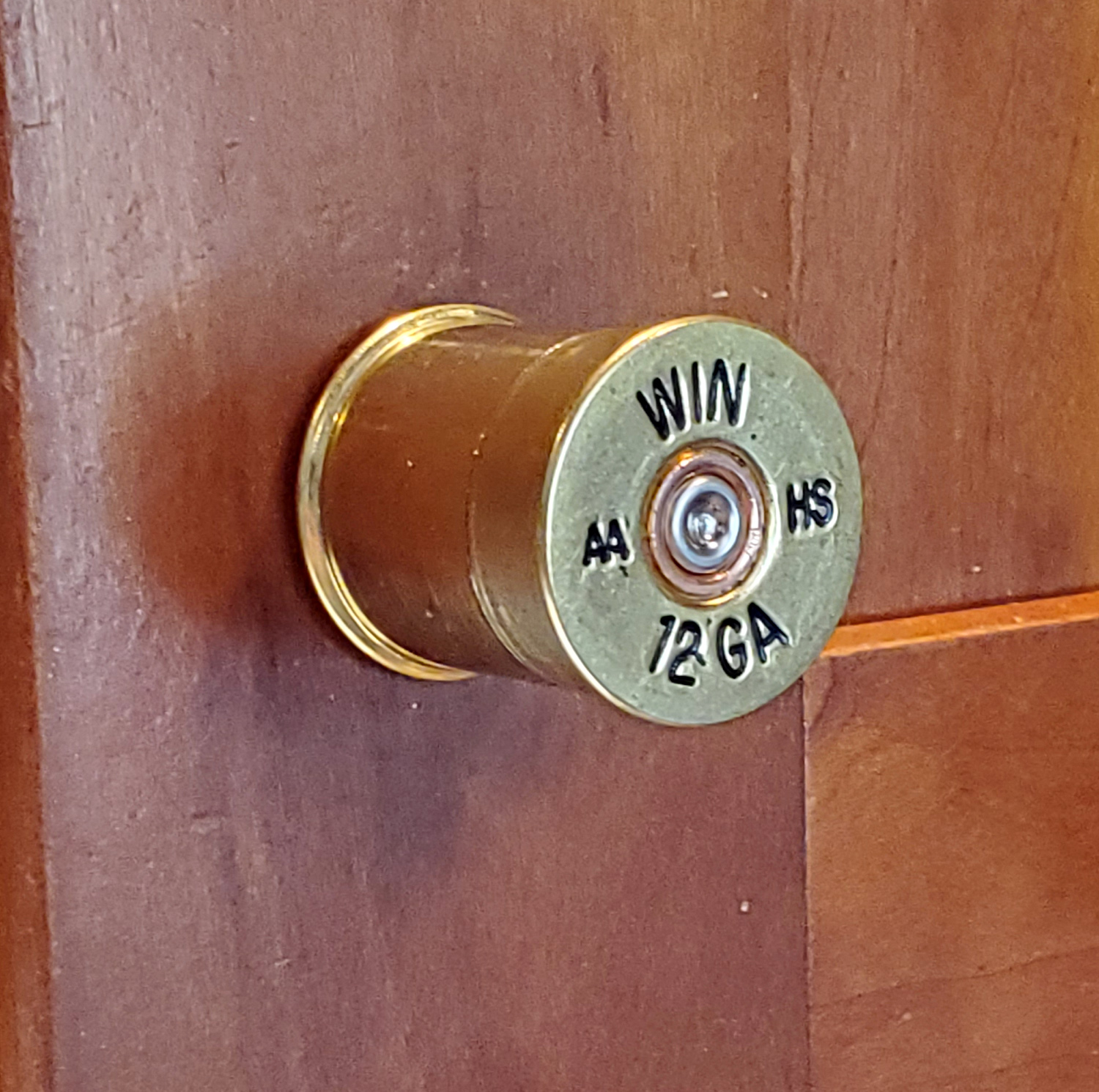 Rustic Drawer Pulls or Cabinet Door Knobs Made with 12 Gauge Shot Gun Shell - Image 4