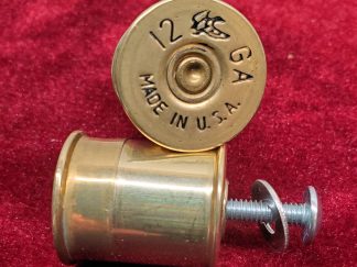 Federal Mallard Duck Brass 12 Gauge Shot Gun Cabinet Knobs, Hunting Decor and Gifts
